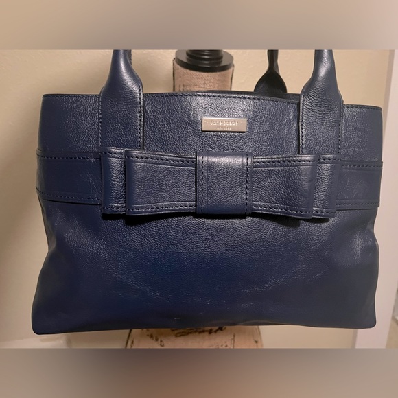 Kate Spade ♠️ Navy Blue Tote/Shoulder Bag - Picture 5 of 12